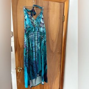 Soma high-low Maxi halter style dress